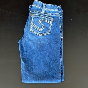 Woman’s Silver Brand Boot Cut Jeans